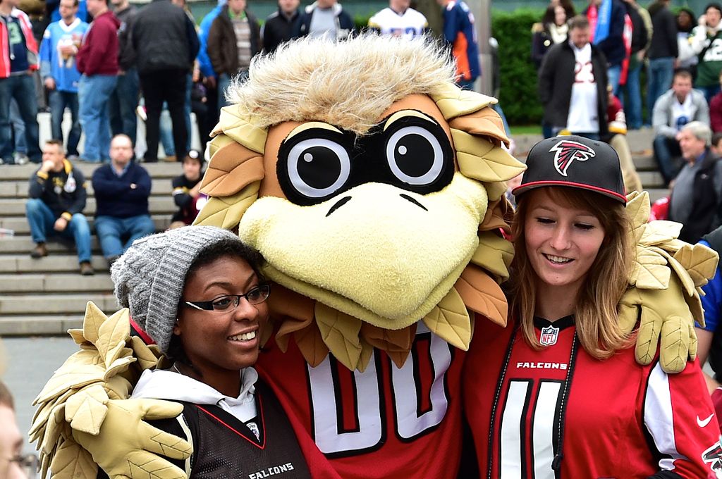 NFL Mascot Attacks Child During Sunday Game Atlanta Falcons Mascot